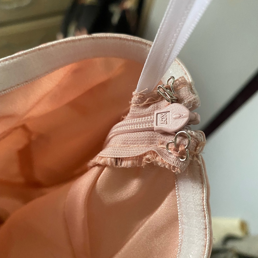 Peach/Pink floral gown - Picture 7 of 8